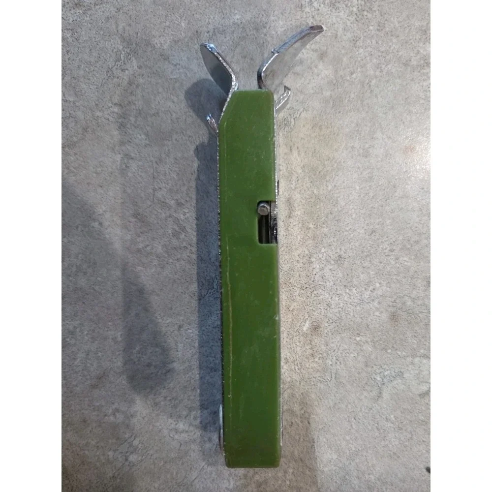 Vintage Vaughan's Tap Boy Bottle Opener w/ Corkscrew Avocado Green Chicago USA
